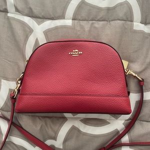 Red Coach crossbody